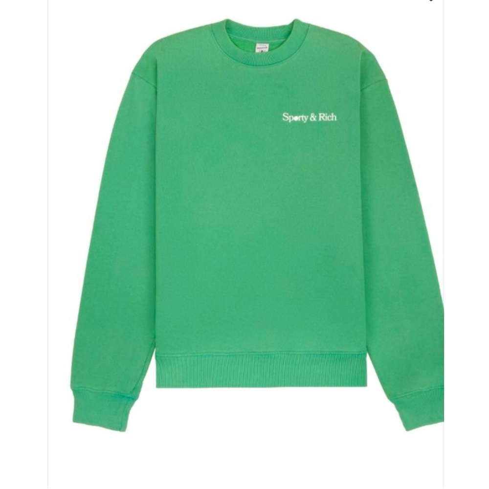 SPORTY & RICH CLASSIC LOGO SWEATSHIRT – SIZE SMALL